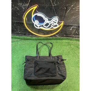 Lululemon Daily Multi Pocket Black‎ Nylon Tote Bag 20L